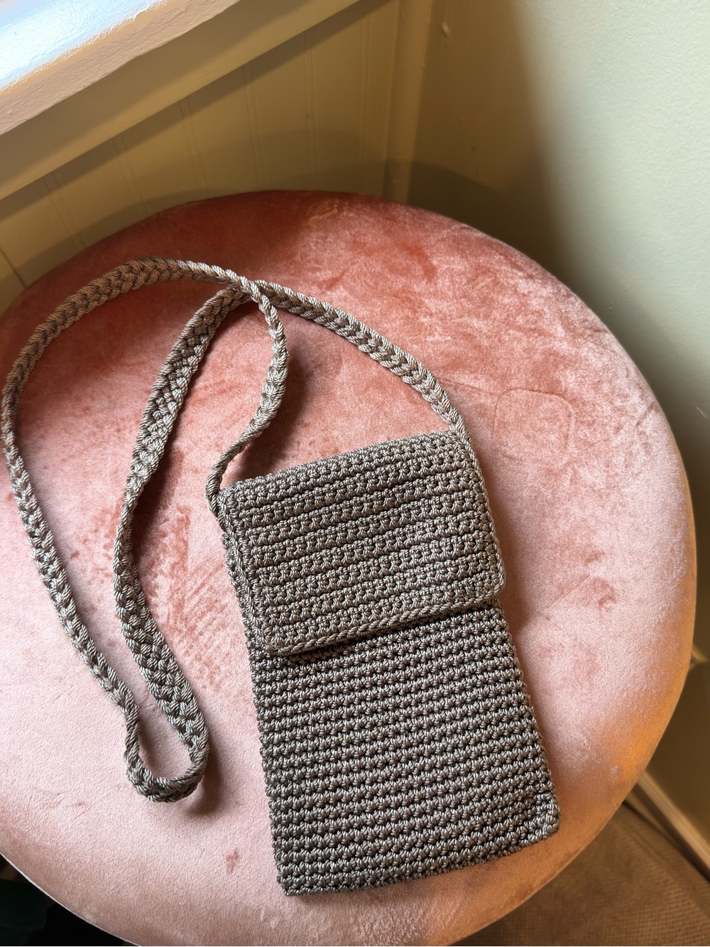 The Sak Crochet Crossbody Phone Bag